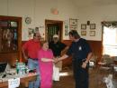 Section Manager Betsey Doane, K1EIC, arrives at the SARA Field Day and is greeted by Norm and Howard.  For additional SARA pictures, see <a href="http://www.chetbacon.com/sara.htm">SARA</a> and follow the Field Day 2007 link