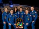 The Expedition 32 crew: (from left to right): Japan Aerospace Exploration Agency astronaut Akihiko Hoshide, KE5DNI; Russian cosmonaut Yuri Malenchenko, RK3DUP; NASA Flight Engineer Sunita Williams, KD5PLB; NASA Flight Engineer Joe Acaba,KE5DAR; Expedition 32 Commander Gennady Padalka, RN3DT, and Flight Engineer Sergei Revin, RN3BS. [Photo courtesy of NASA]