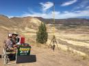 Anthony Wiese, KG6LHW, operates from John Day Fossil Beds National Monument in Oregon, accompanied by his wife, Aleda Cloud. 