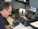 Bill Read, KB5FYA, Director of the National Hurricane Center, addresses the Amateur Radio community during the WX4NHC Annual Station Test. [Julio Ripoll, WD4R, Photo]