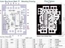 Figure 2. Mounting drawing and print pattern.